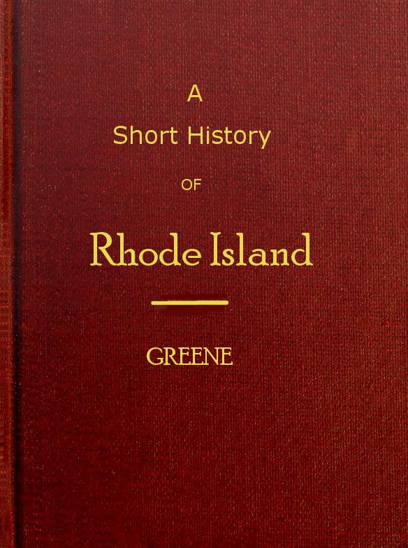 A short history of Rhode Island
