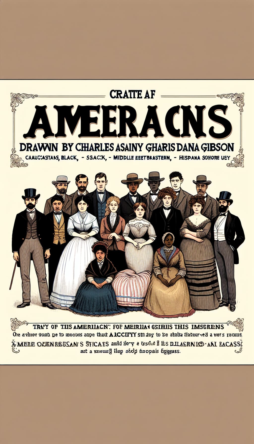 Americans, Drawn by Charles Dana Gibson