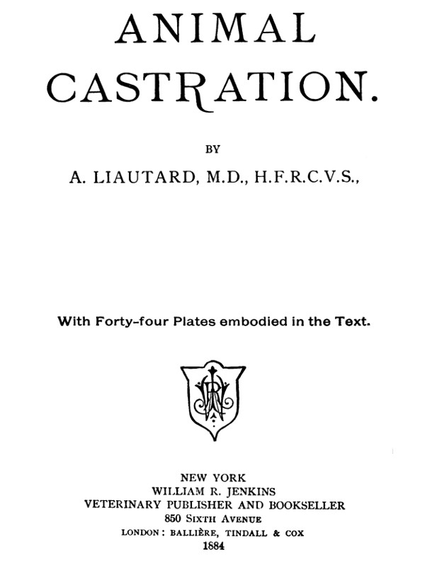 Animal Castration