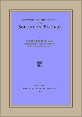 Chapters on the History of the Southern Pacific