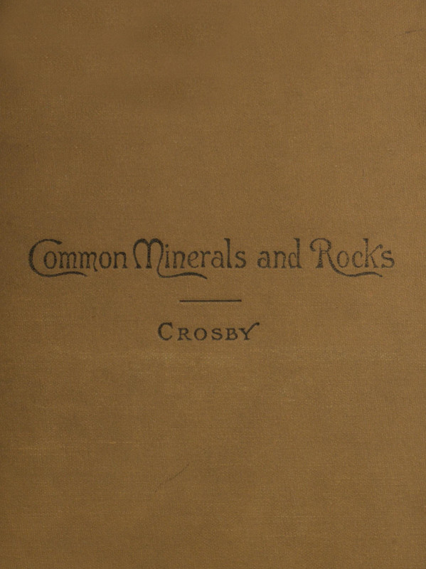 Common Minerals and Rocks