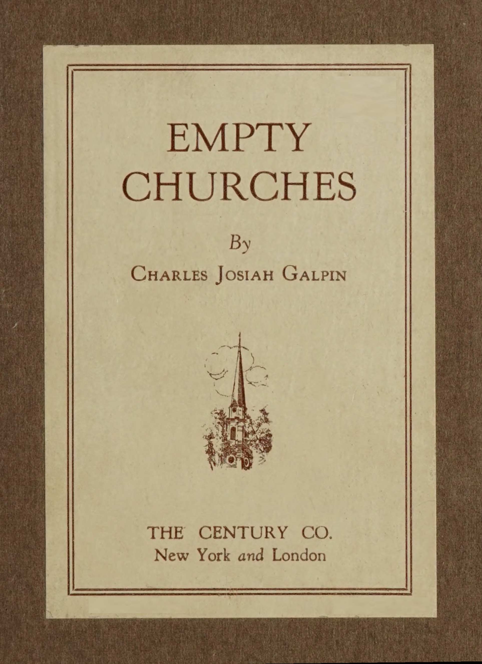 Empty churches