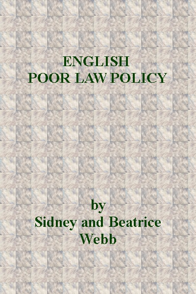 English Poor Law Policy