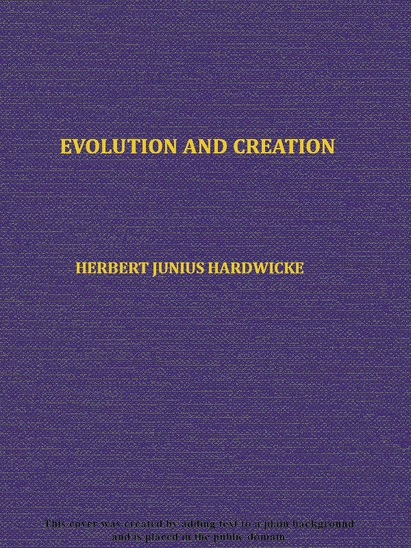 Evolution and creation