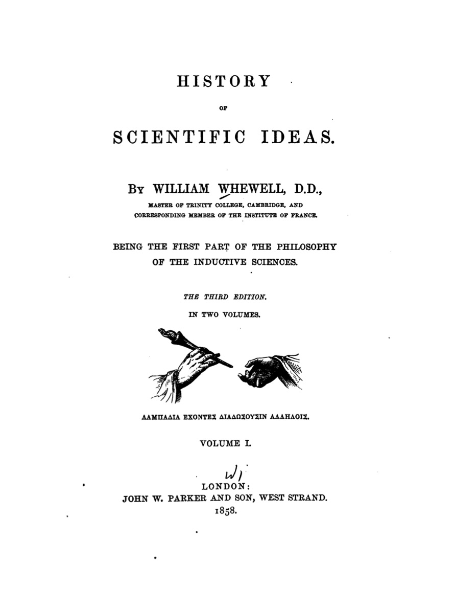 History of scientific ideas