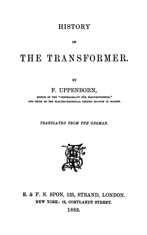 History of the Transformer