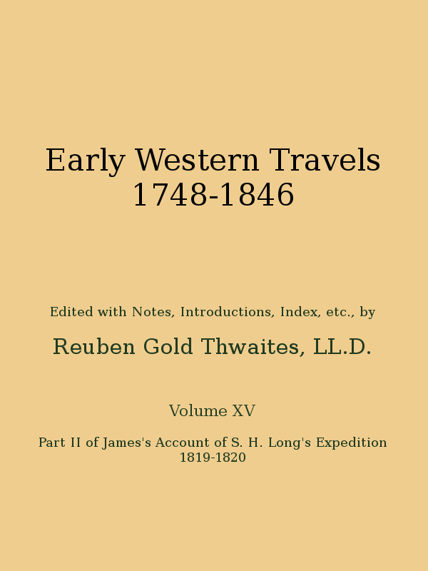 James's Account of S. H. Long's Expedition, 1819-1820, part 2