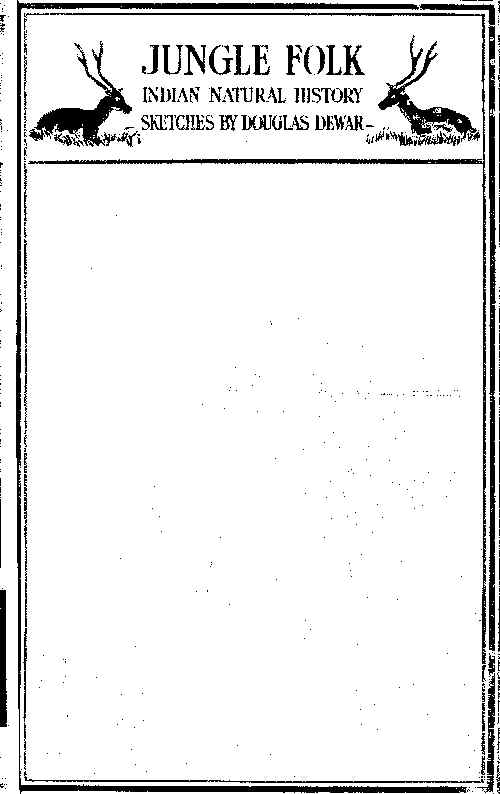 Jungle Folk: Indian Natural History Sketches