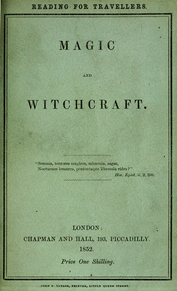 Magic and Witchcraft