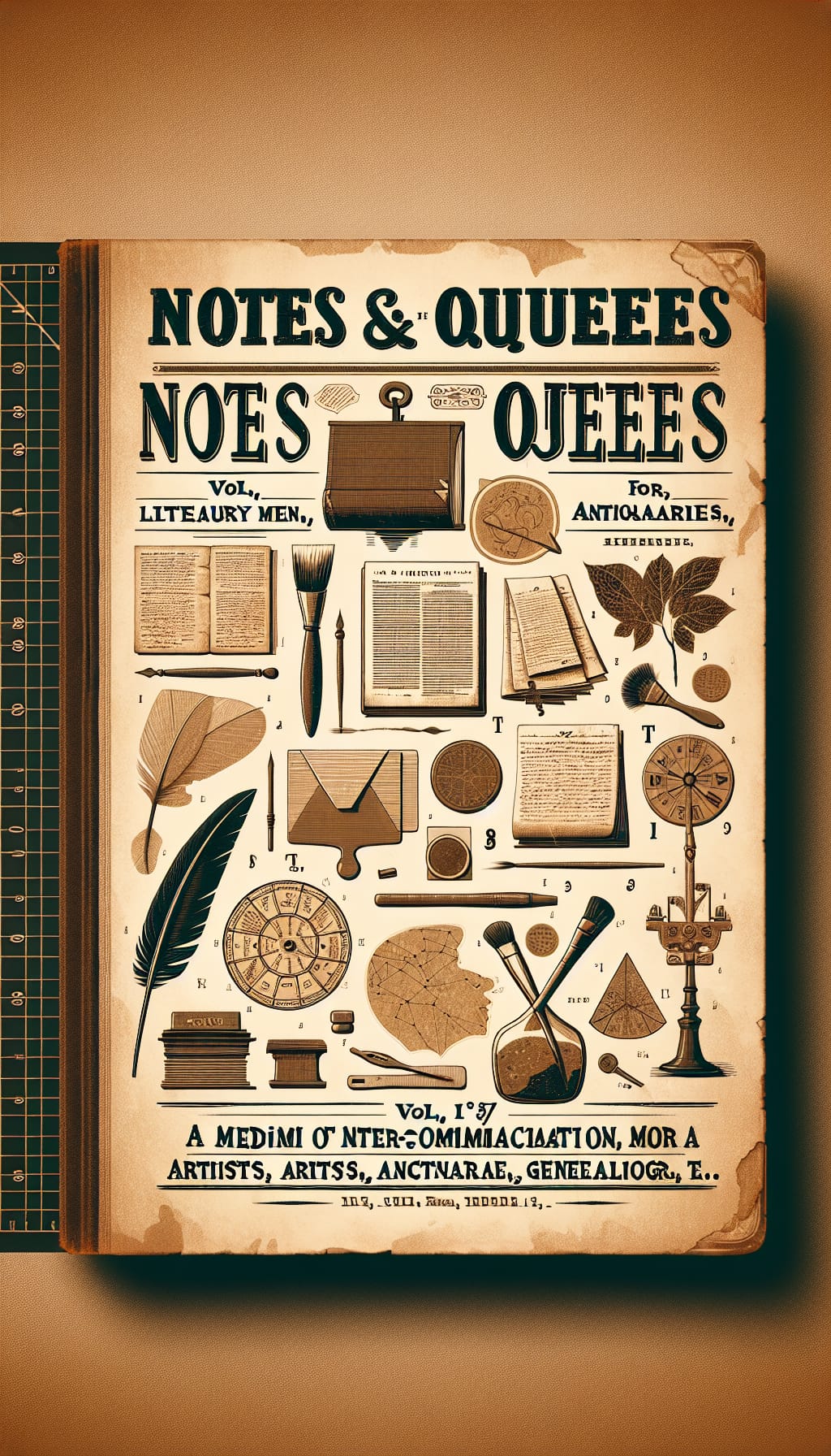 Notes and Queries, Vol. IV, Number 89, July 12, 1851  A Medium of Inter-communication for Literary Men, Artists, Antiquaries, Genealogists, etc.