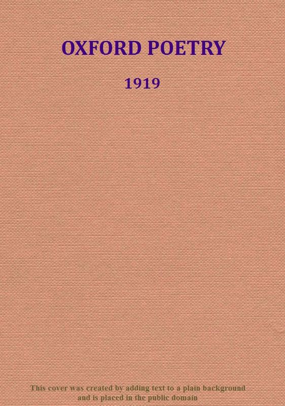 Oxford poetry, 1919