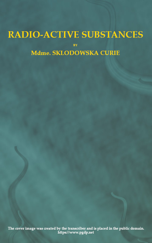 Radio-Active Substances