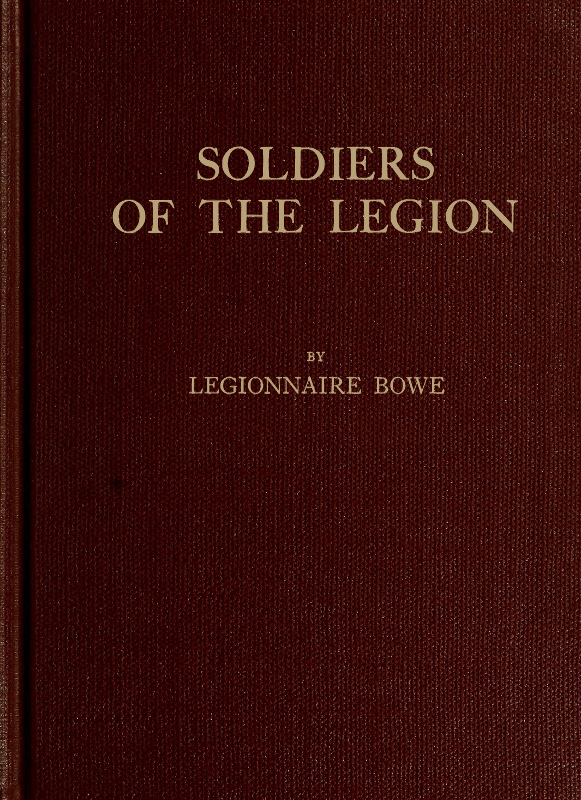 Soldiers of the Legion, Trench-Etched