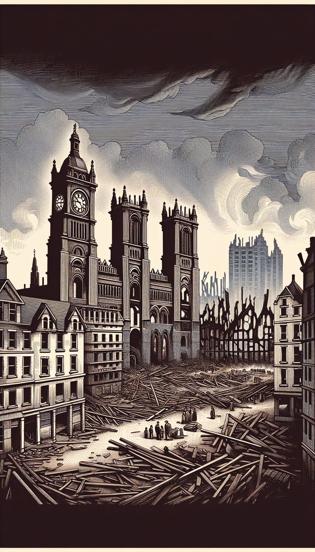 Souvenir Book of the Great Chelsea Fire April 12, 1908  Containing Thirty-Four Views of the Burned District and Prominent Buildings