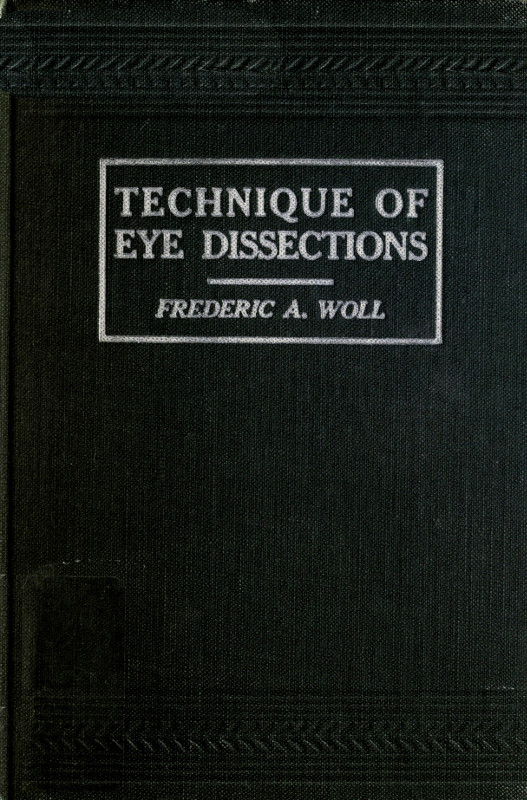 Technique of Eye Dissections