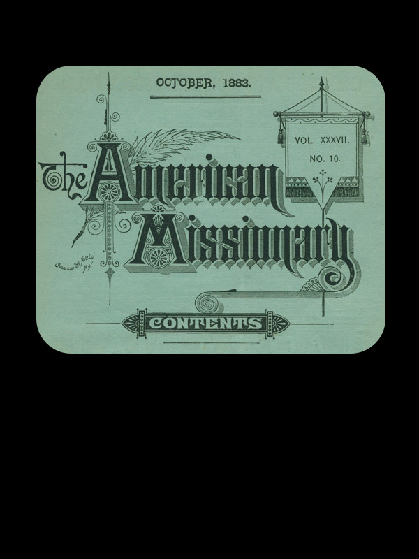 The American Missionary — Volume 37, No. 10, October, 1883