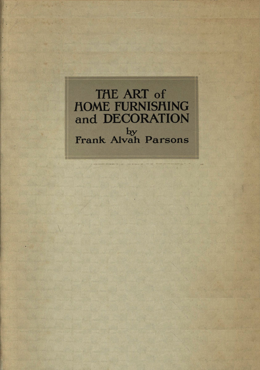 The art of home furnishing and decoration