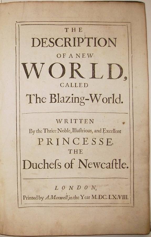 The Description of a New World, Called the Blazing-World