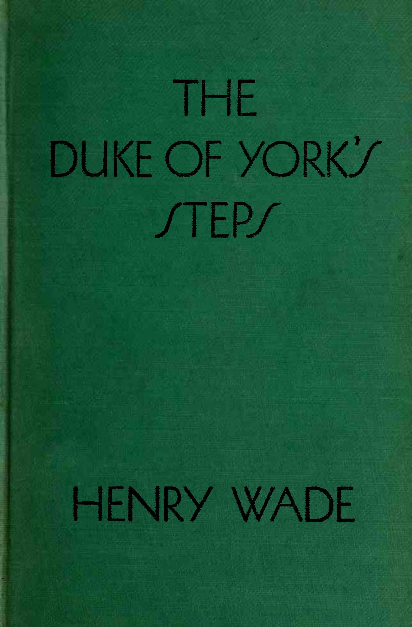 The Duke of York's steps