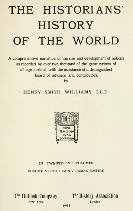 The historians' history of the world in twenty-five volumes, volume 06