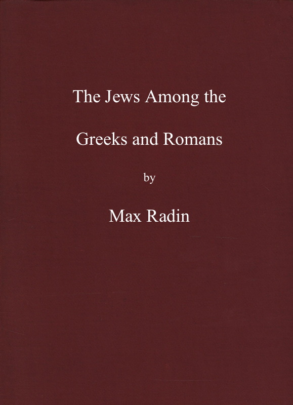 The Jews among the Greeks and Romans