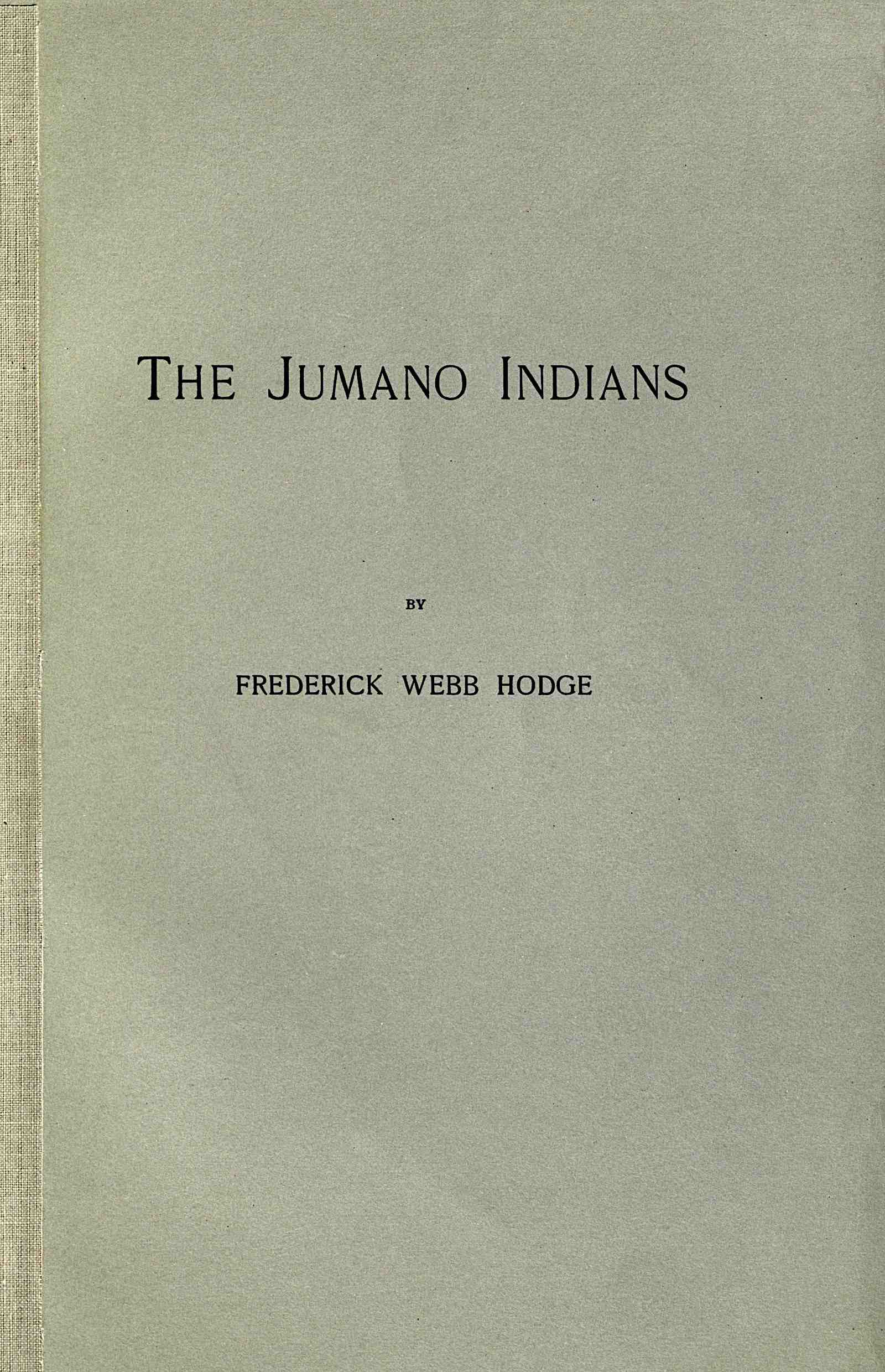 The Jumano Indians