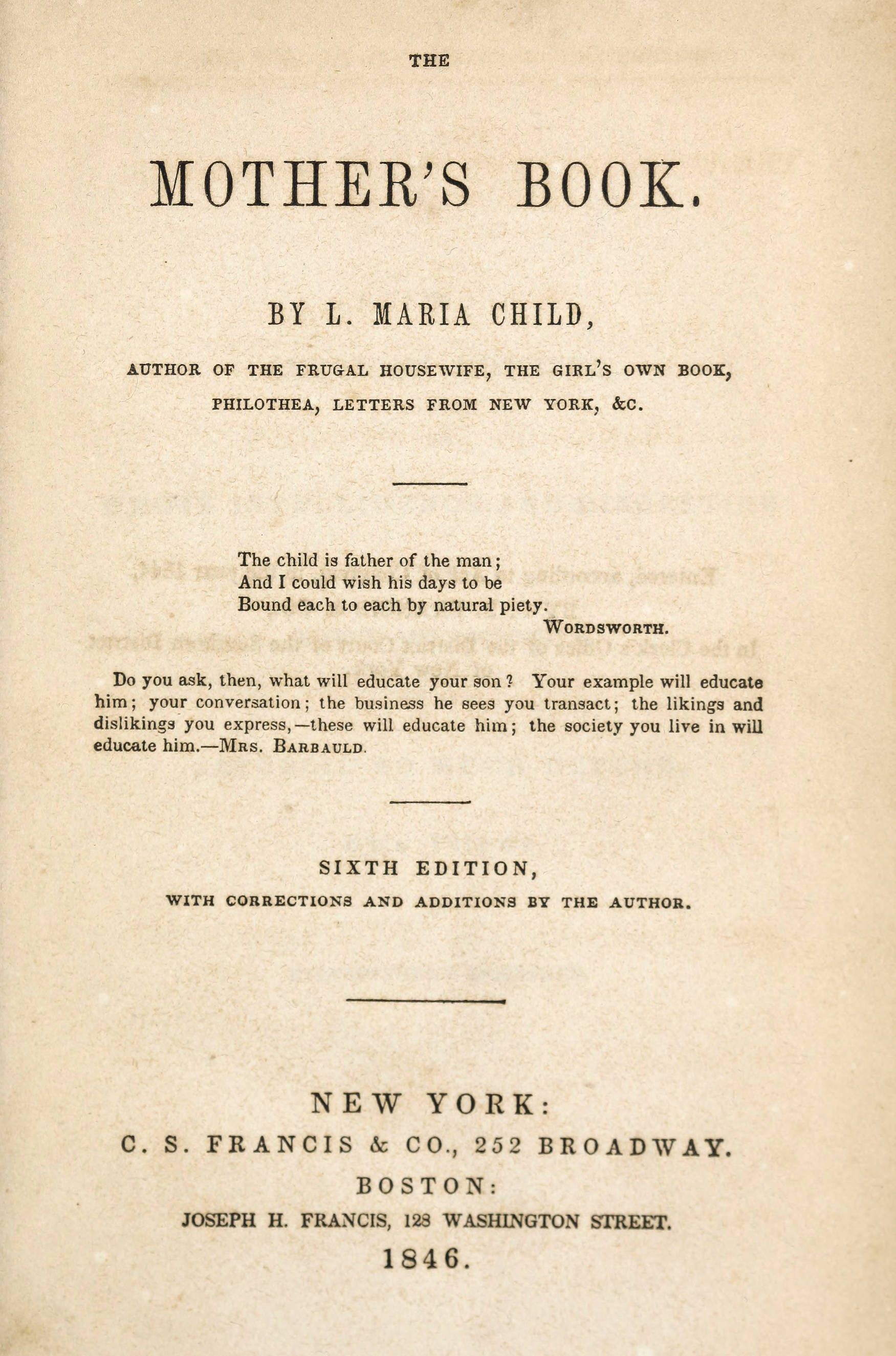 The mother's book