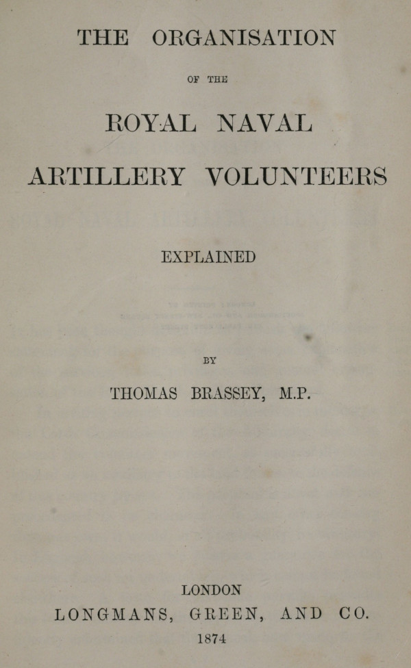 The Organisation of the Royal Naval Artillery Volunteers Explained