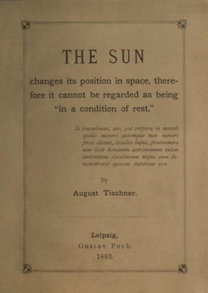 The Sun changes its position in space  therefore it cannot be regarded as being 