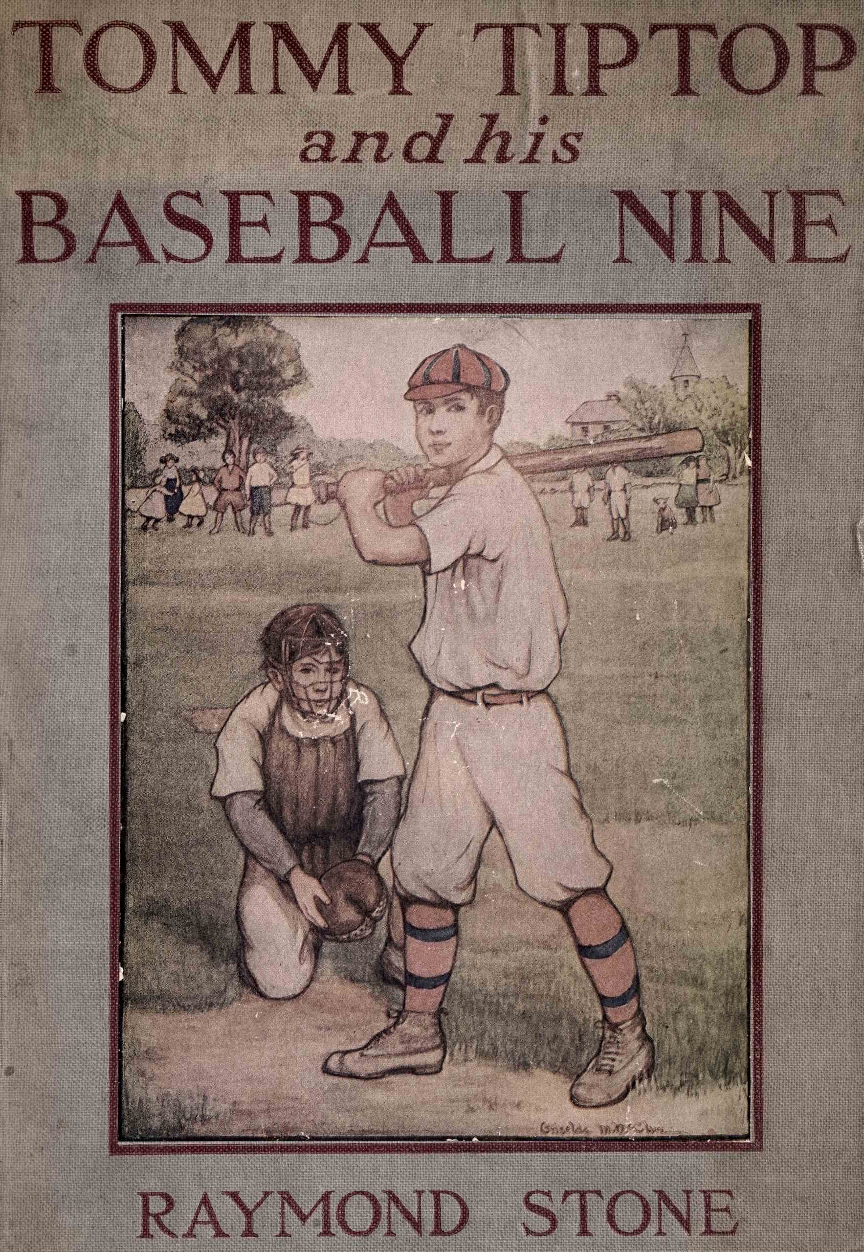 Tommy Tiptop and his baseball nine