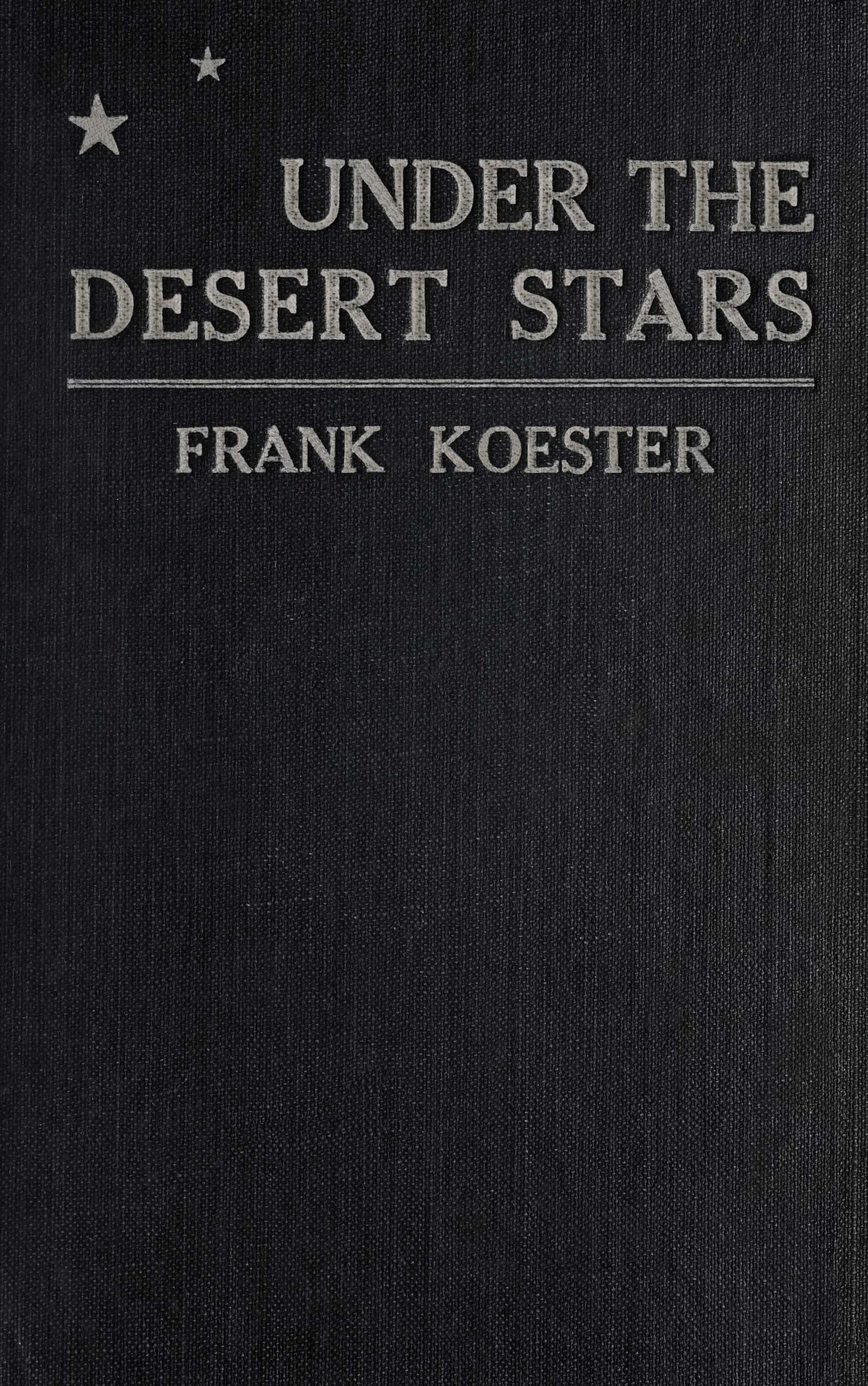 Under the desert stars