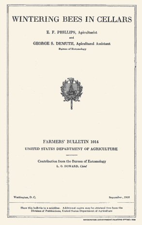 Wintering Bees in Cellars